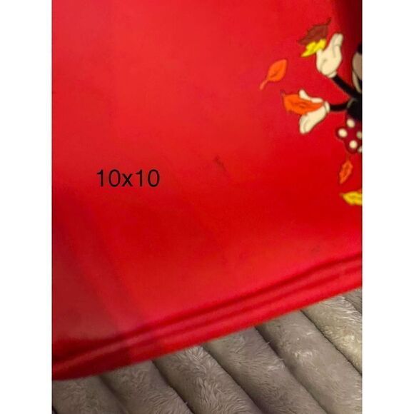 Loungefly x Disney Fall leaves red SequinMinnie Mouse Ombre Mini Backpack - Picture 2 of 13